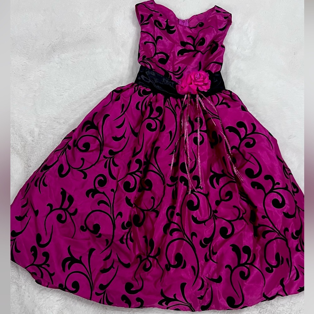 (Ellie Kids) hot pink dress